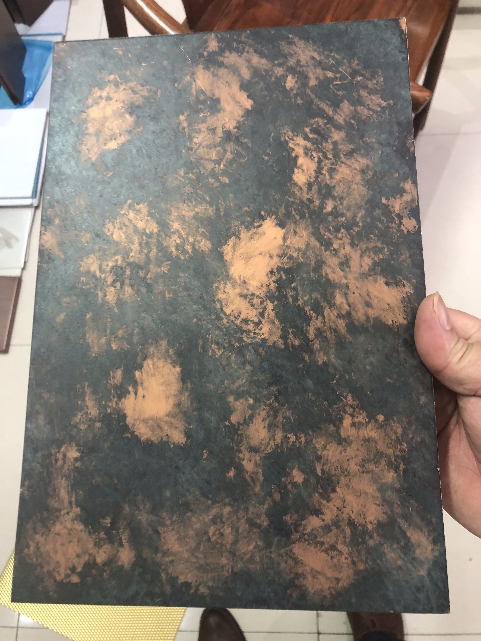 仿古铜铝板 Antique copper aluminum plate - Image 2