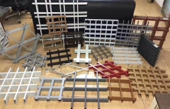 铝格栅吊顶 Aluminum grille ceiling
